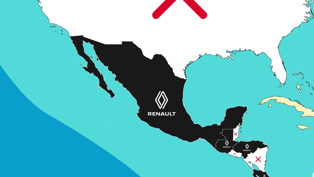 Все страны, в которых есть и нет компании Renault в 2025 году!!