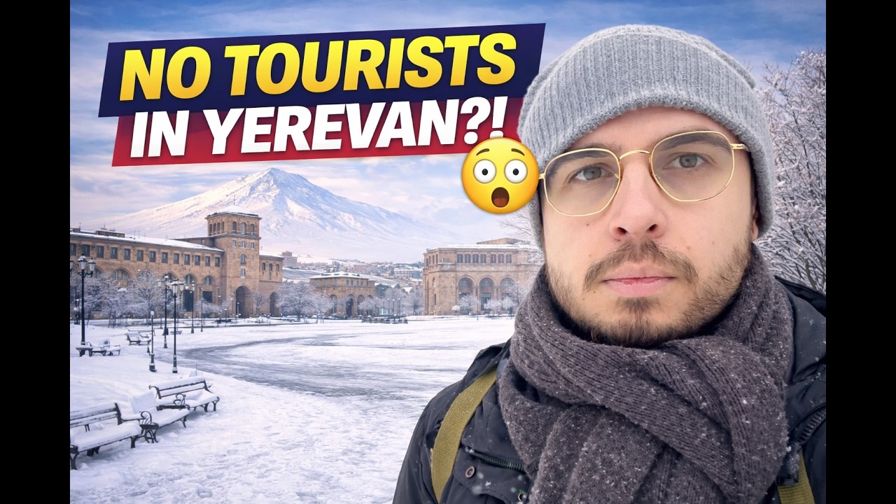 NO TOURISTS in WINTER???? YEREVAN 🇦🇲 (No commentary)