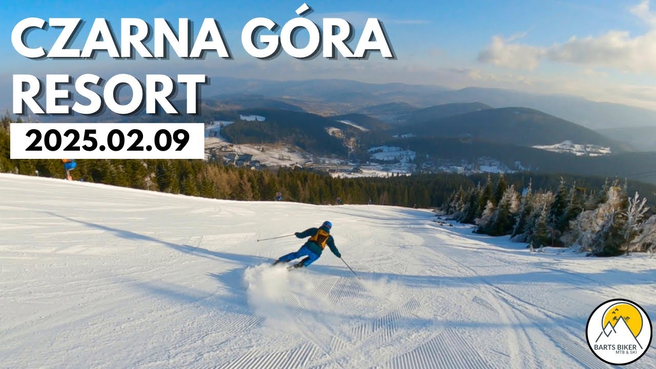 Czarna Góra (2025.02.09) #czarnagoraresort #ski #gopro @bartsbiker