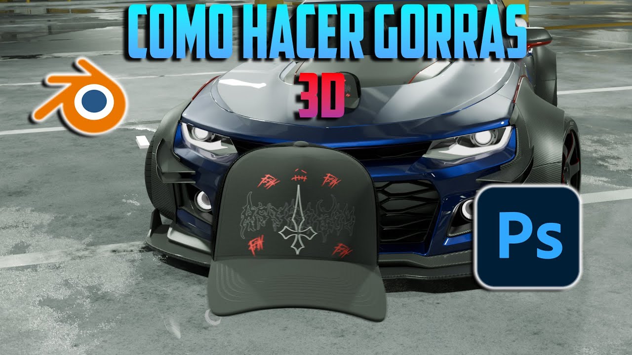 ¿COMO HACER GORRAS 3D? (En Tan Solo 20 Minutos)