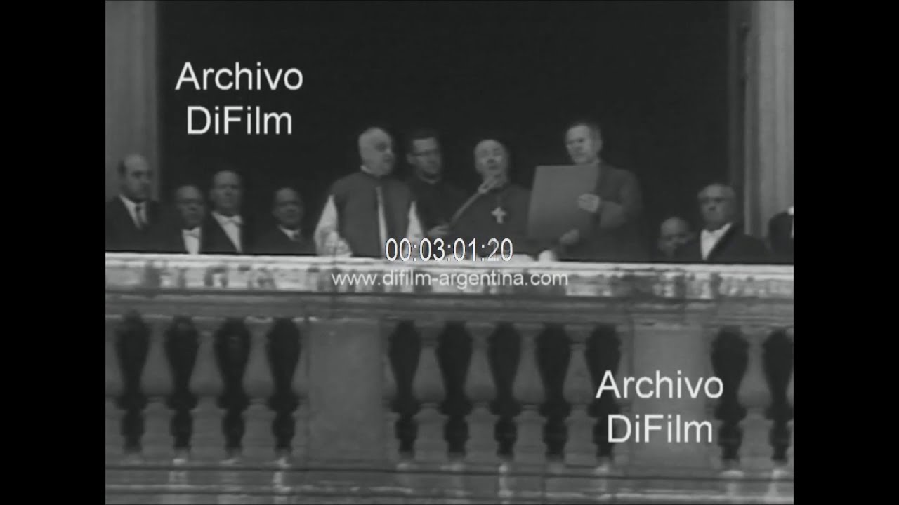Habemus Papam 1963 - Elección y primera bendición del Papa Pablo VI