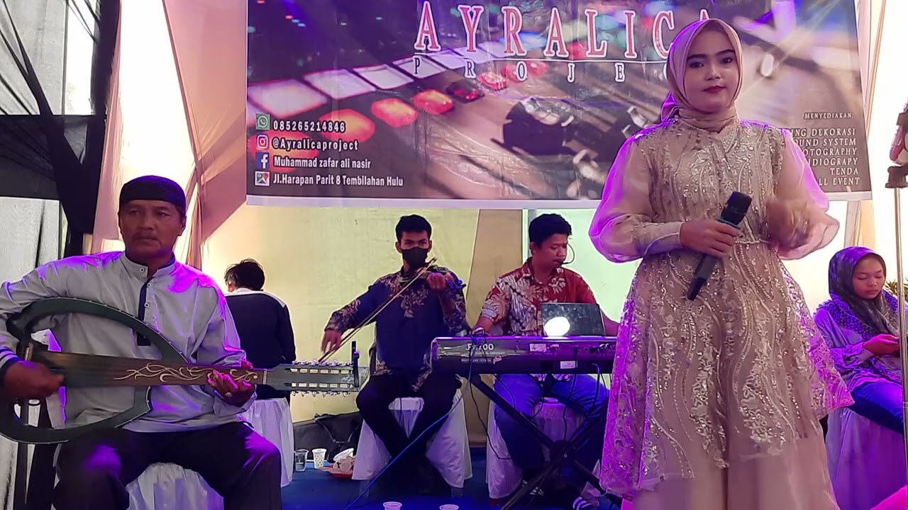Suara Vocalisnya bikin tamu undangan terkesan || AHBABINA || By. Samsidar
