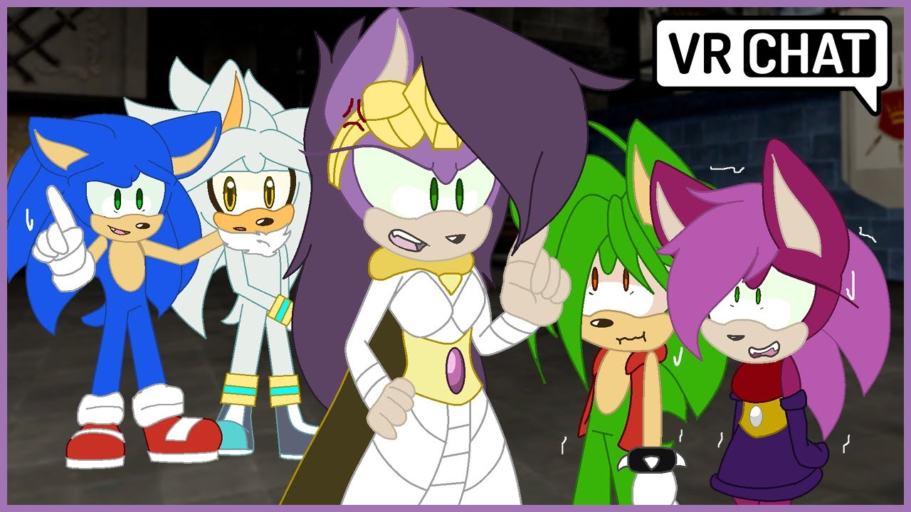 Silver Meets Sonic's Mother! (VR Chat)