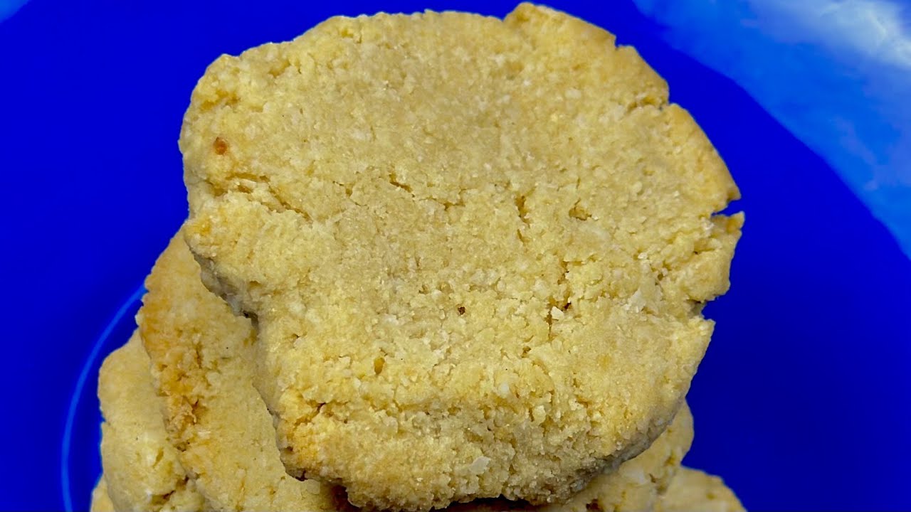 Delish 5-ING. Crunchy Almond Flour Cookies! Vegan Gluten-Free, Dairy-Free & Delicious!