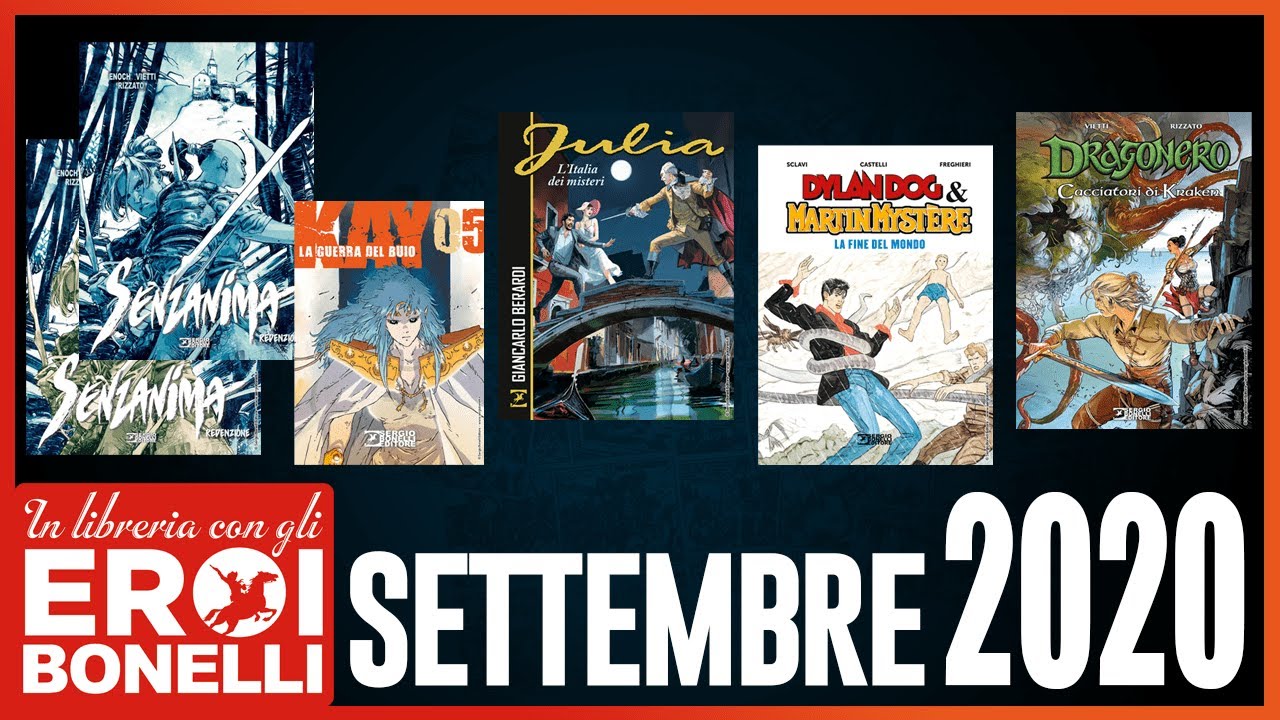 In libreria con gli Eroi Bonelli: le novità di settembre 2020!
