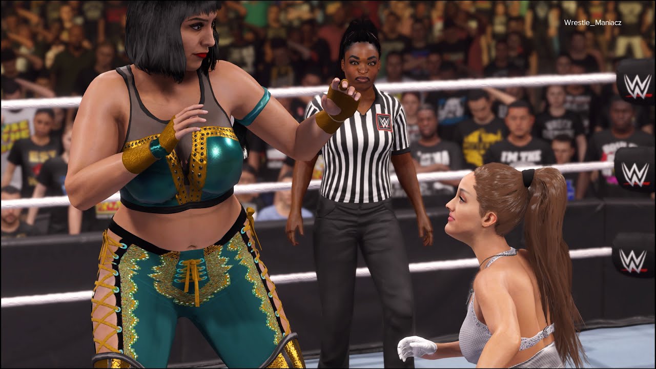 💖 Ариана Гранде против Селесты Джуэл — WWE 2K24 💖