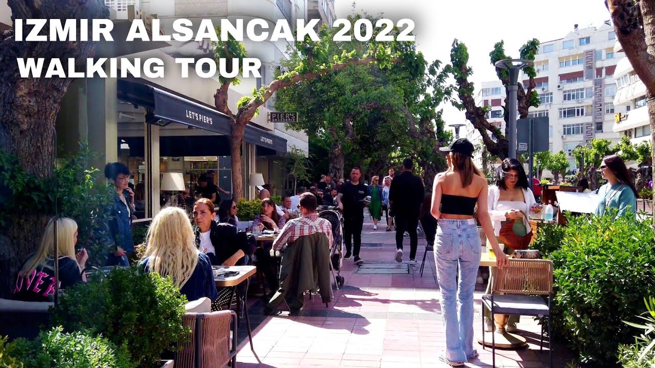 Izmir Alsancak Saturday Walking Tour, May 2022 | Alsancak Yürüyüş Turu | Turkey 4K 60fps