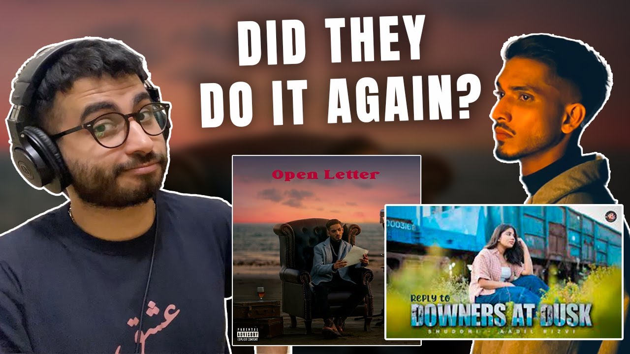 DOWNERS AT DUSK by TALHA ANJUM & FEMALE REPLY VERSION | Reaction/Breakdown | Ahmeteur Reacts