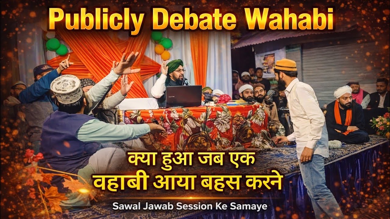 Publicly Debate Wahabi Vs Allama Farooque khan Razvi sahab || Rajasthan Begun