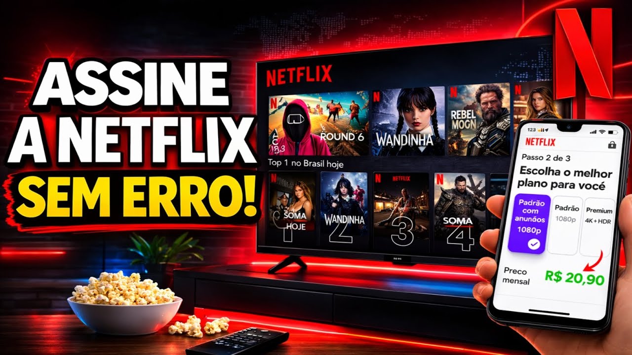 Como ASSINAR a NETFLIX Pelo Celular! Atualizado