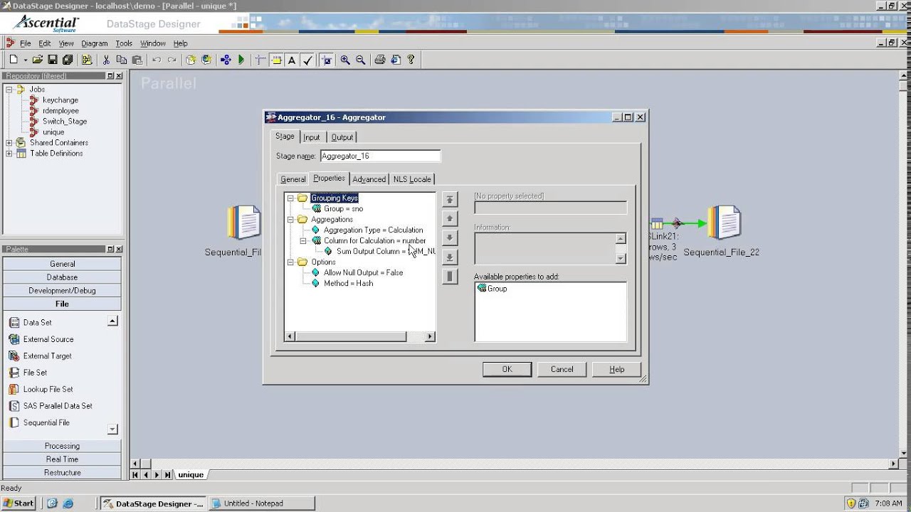 Capture unique records (have no duplicates) in DataStage - Job Design - 2