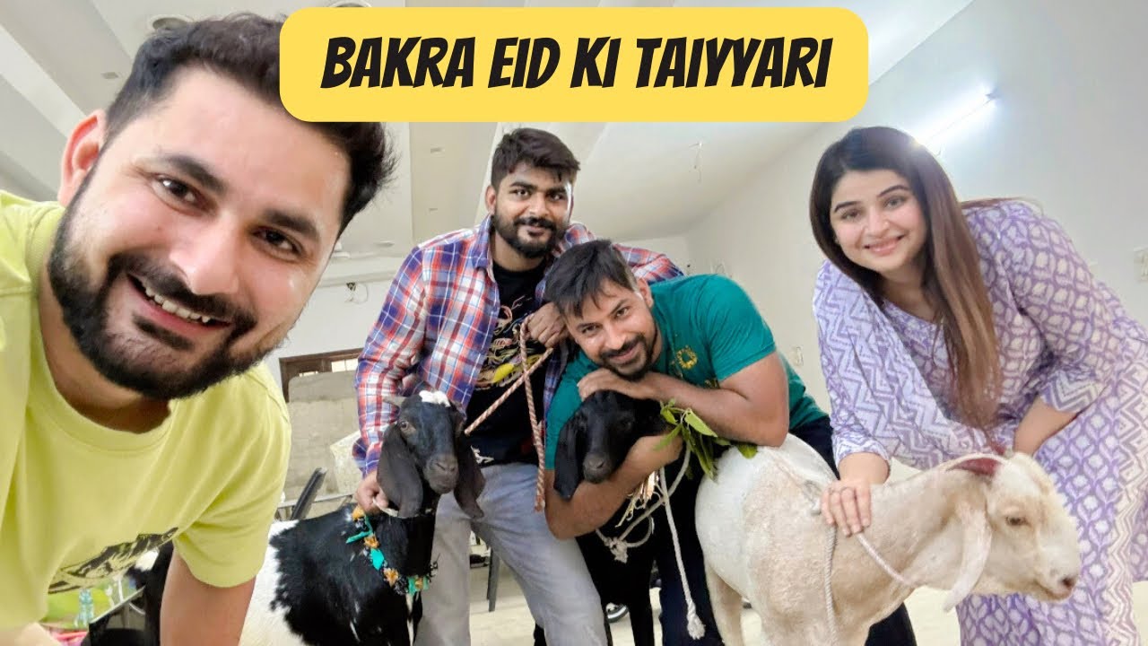 Bakra Eid ki tayyari | Shilpa ne liya white bakra | Sajid Shilpa Vlog