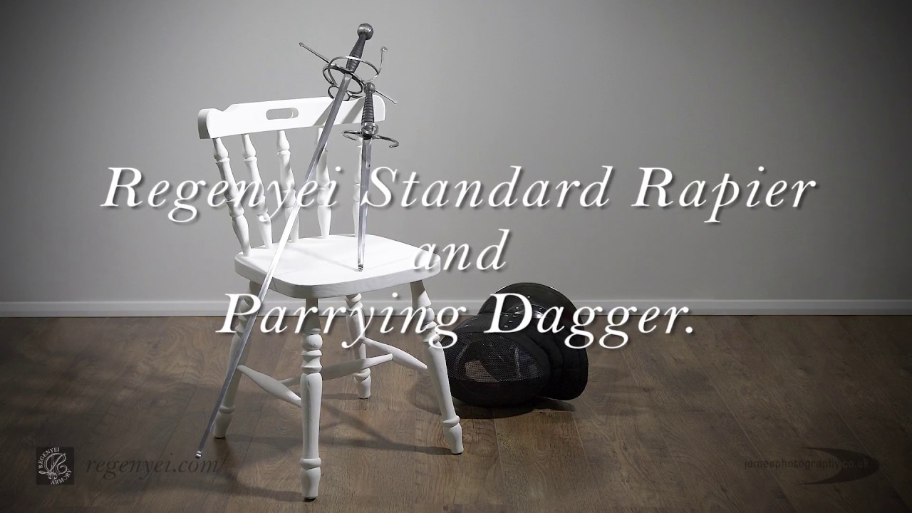 Regenyei Standard Rapier and Parrying Dagger