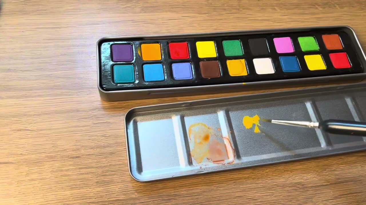 ASMR + Drawing and Watercolor Painting + Relaxing Art 🍃