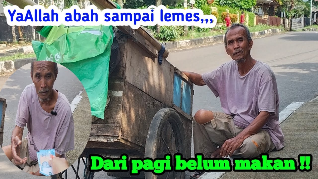 KASIHAN ENGGA TEGA ABAH KELAPARAN‼️ TERNYATA DARI PAGI BELUM MAKAN❗TINGGAL HANYA SENDIRI NGONTRAK 