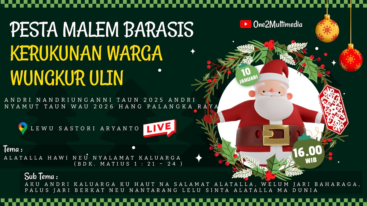 PESTA MALEM BARASIS KERUKUNAN WARGA WUNGKUR ULIN TAUN 2025