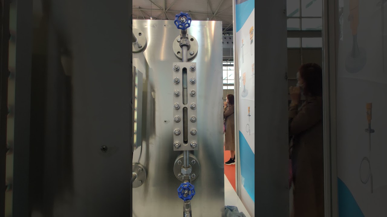 Glass Plate Level Gauge Reflex Type operation video