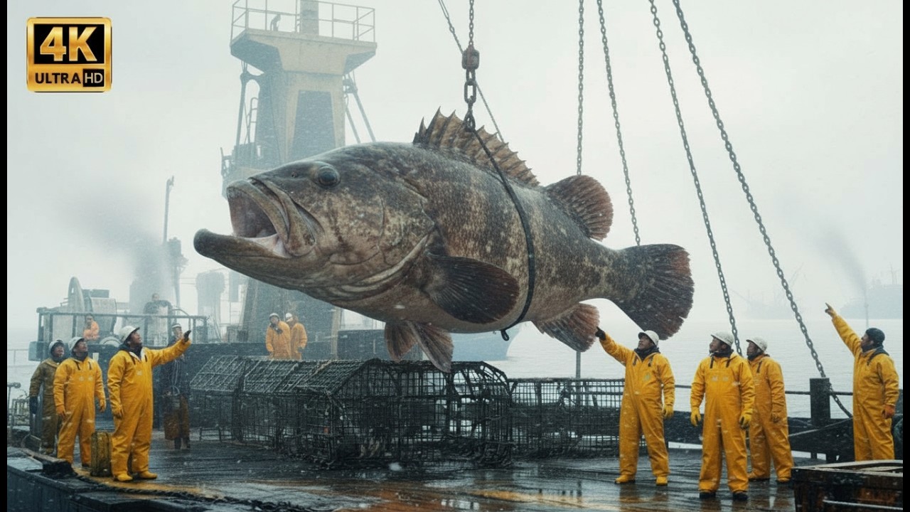 How Fishermen Can Make Up to $380,000 in 6 Days? | Giant Grouper Fishing (Deep Sea Creatures)