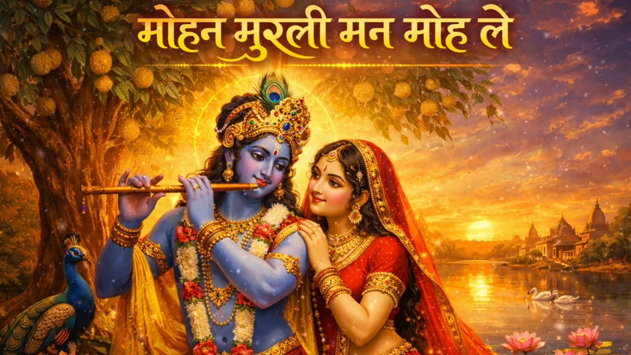 मोहन मुरली मन मोहे ले | Radha Krishna Bhajan | Beautiful Krishna Song | Radhe Radhe