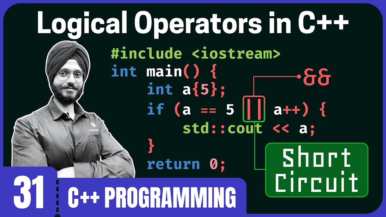 Logical Operators in C++