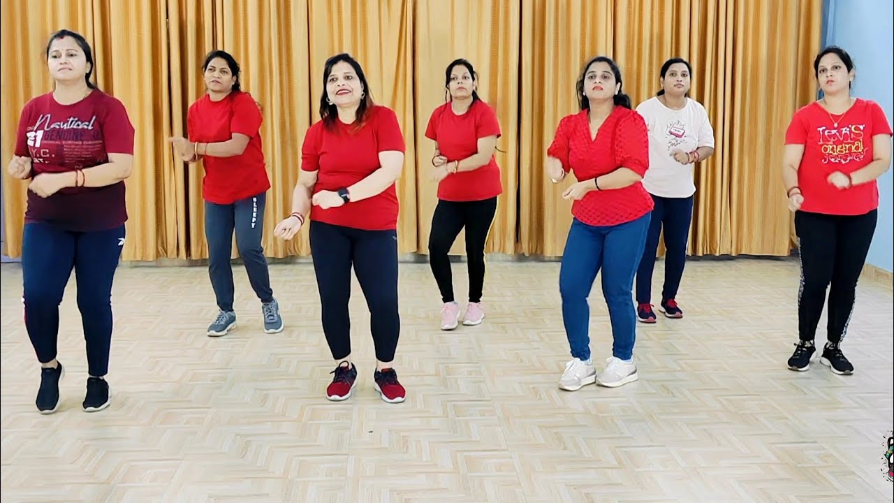 Exercise standing (no jumping)Easy Bollywood Zumba Dance Workout for Women (Hindi Tutorial) 