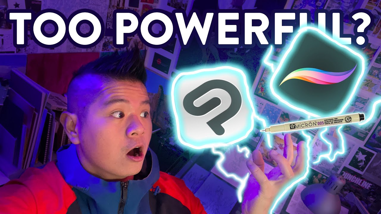Procreate Clip Studio Hybrid Workflow!