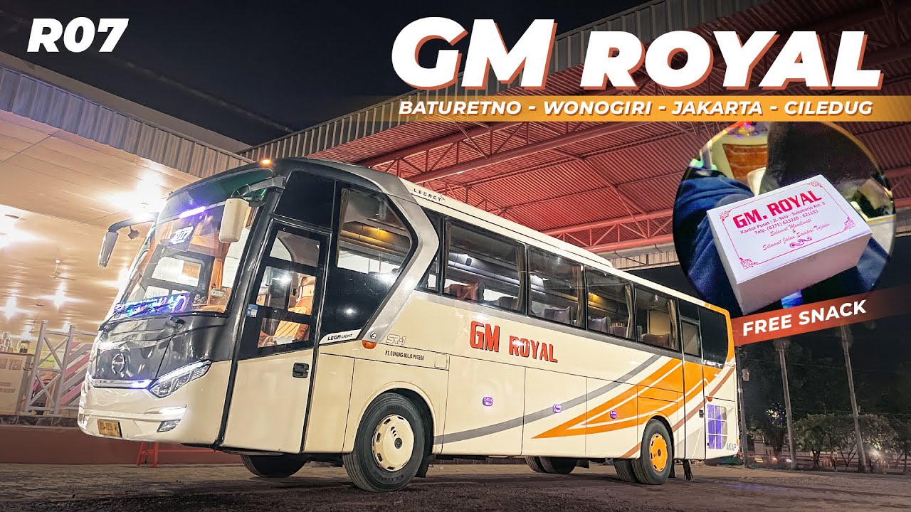 Lebih Kencang? Wonogiri - Jakarta Via Watukelir | Trip Bus GM Royal, Baturetno - Jakarta