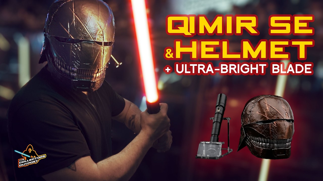 Qimir SE Lightsaber & Helmet + Ultra Bright Blade From Artsabers