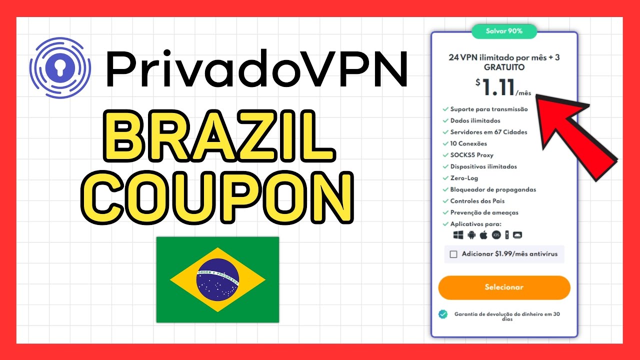 Best PrivadoVPN Coupon for Brazil in 2026 (Up to 90% OFF + 3 Free Months)