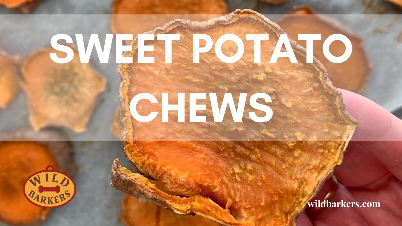 SWEET POTATO CHEWS: EASY, NATURAL, CHEAP, HOMEMADE, DIY DOG TREAT RECIPE | Wild Barkers