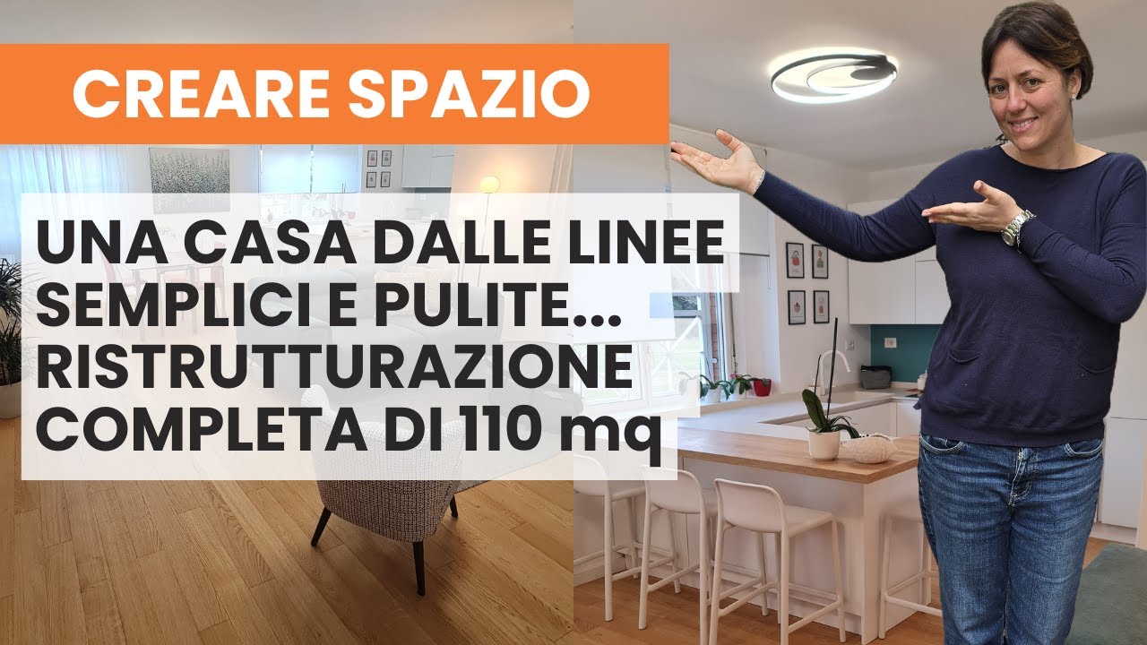 Ho RISTRUTTURATO 110mq creando un OPEN SPACE