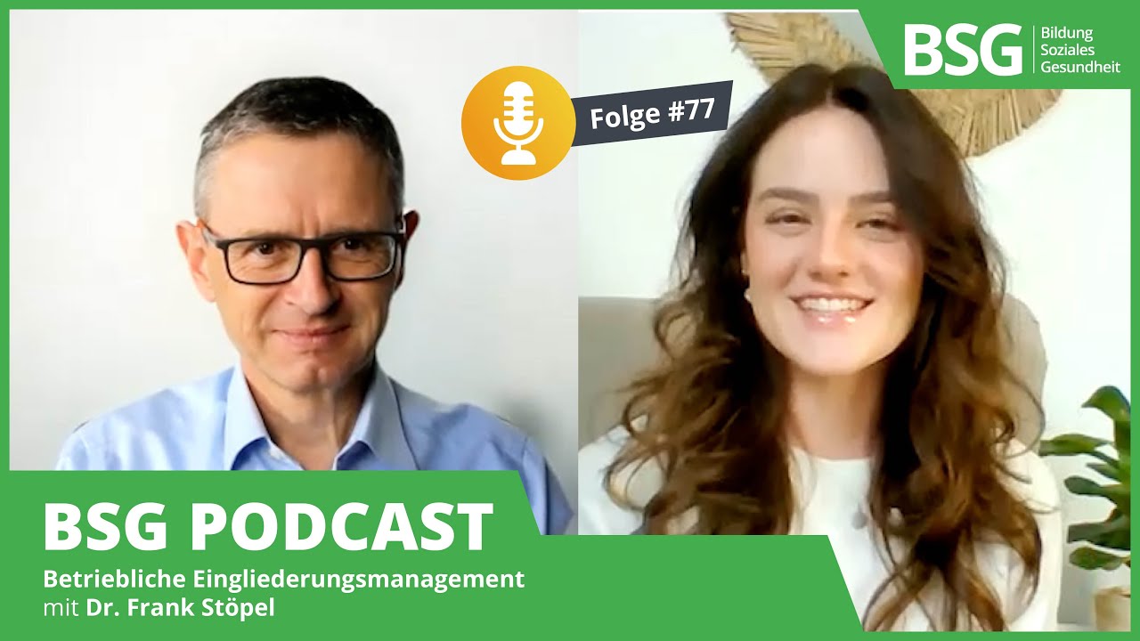 [Podcast] Betriebliches Eingliederungsmanagement - Dr. Frank Stöpel