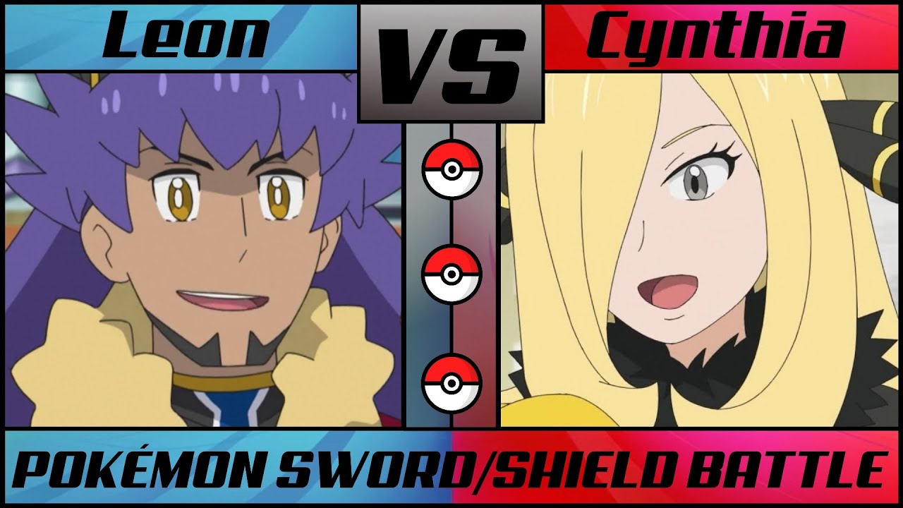 Pokémon Champion 3vs3 Battle | LEON vs CYNTHIA