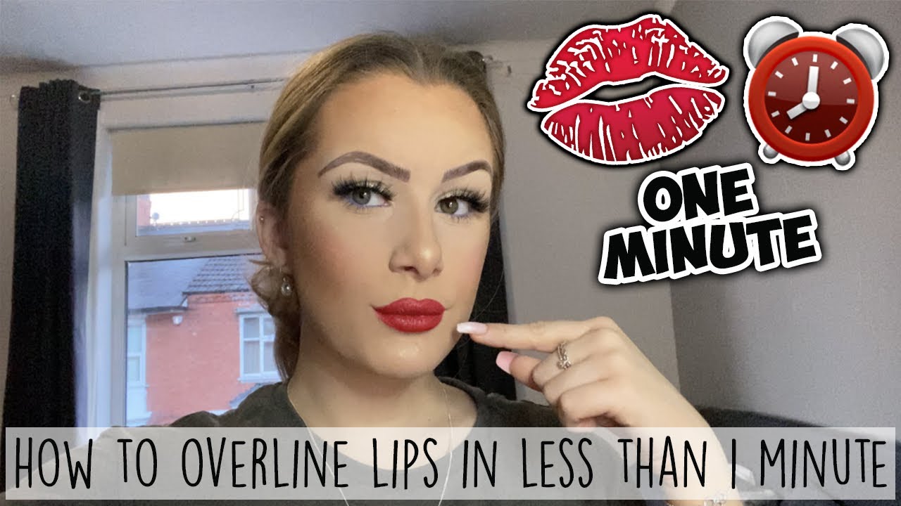 How to over-line lips in less than one minute!