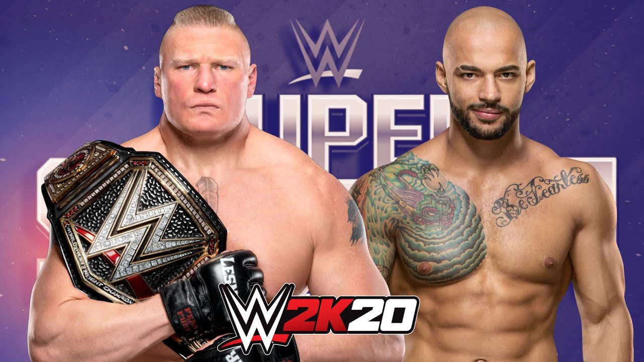 WWE 2K20 | BROCK LESNAR vs RICOCHET
