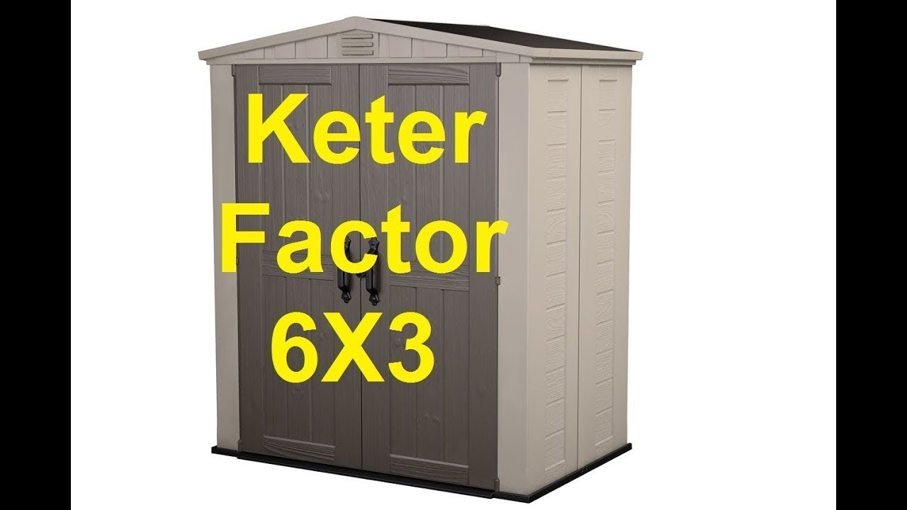 Keter Factor 6x3 Outdoor Garden Storage Shed