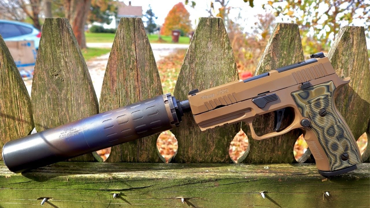 Обзор Sig Sauer P320 AXG Scorpion с глушителем и 1000-зарядным патроном
