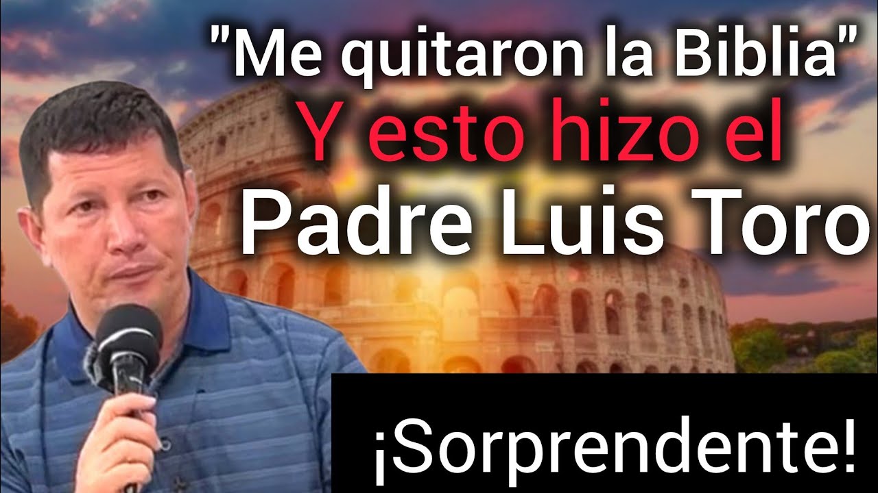 Laico se cree Dueño de la IGLESIA EN EUROPA y no deja predicar al PADRE LUIS TORO con la BIBLIA 😱