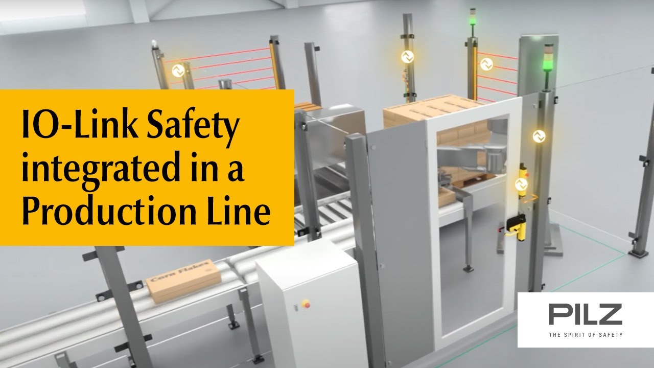 IO-Link Safety integrated in a Production Line | Pilz