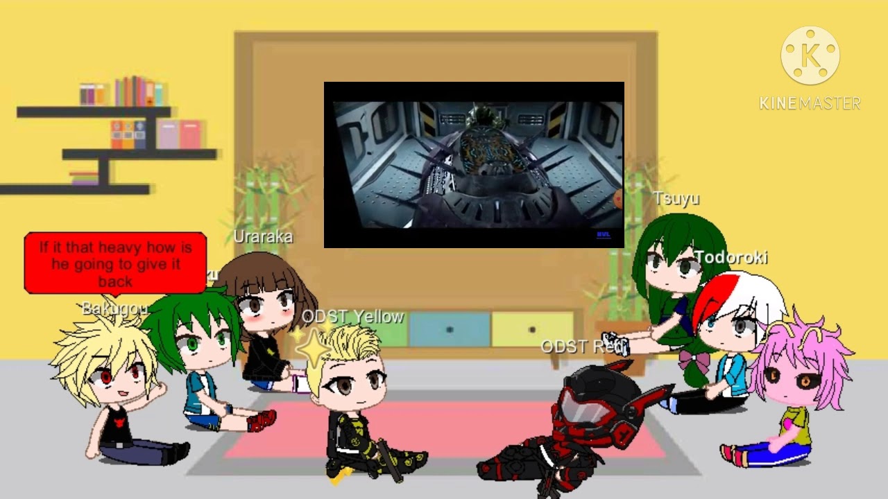 MHA react to Master Chief Lazy sorry