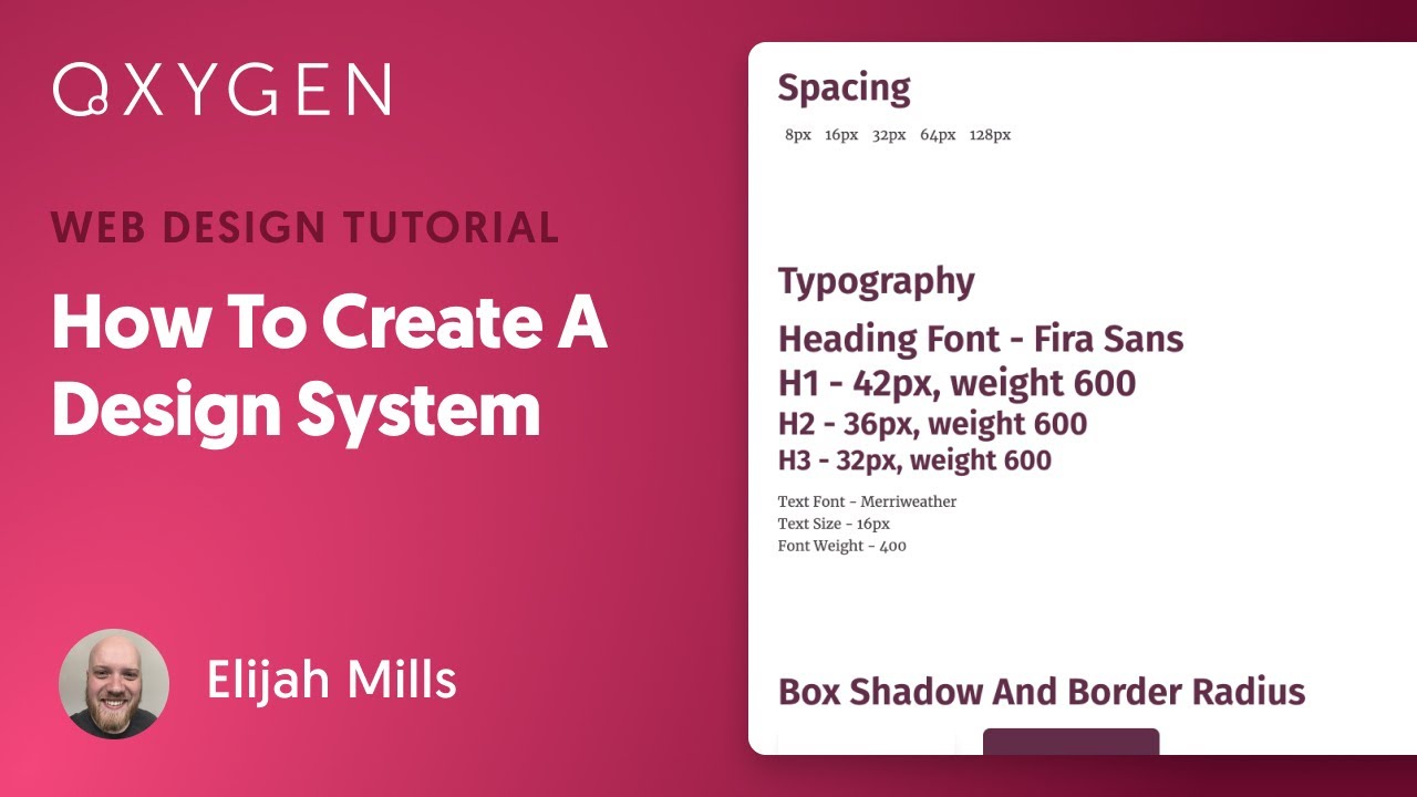 How To Create A Design System For Oxygen
