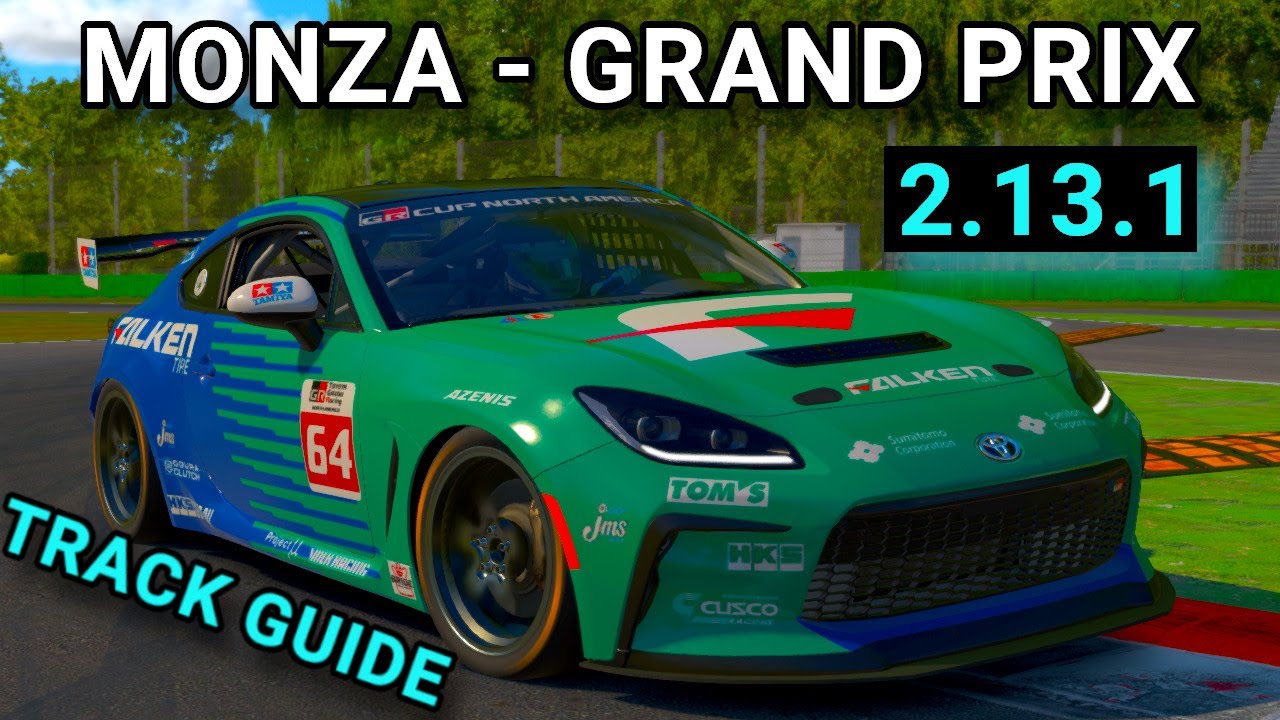 Руководство по трассе Монца — Гран-при Toyota GR86 iRacing
