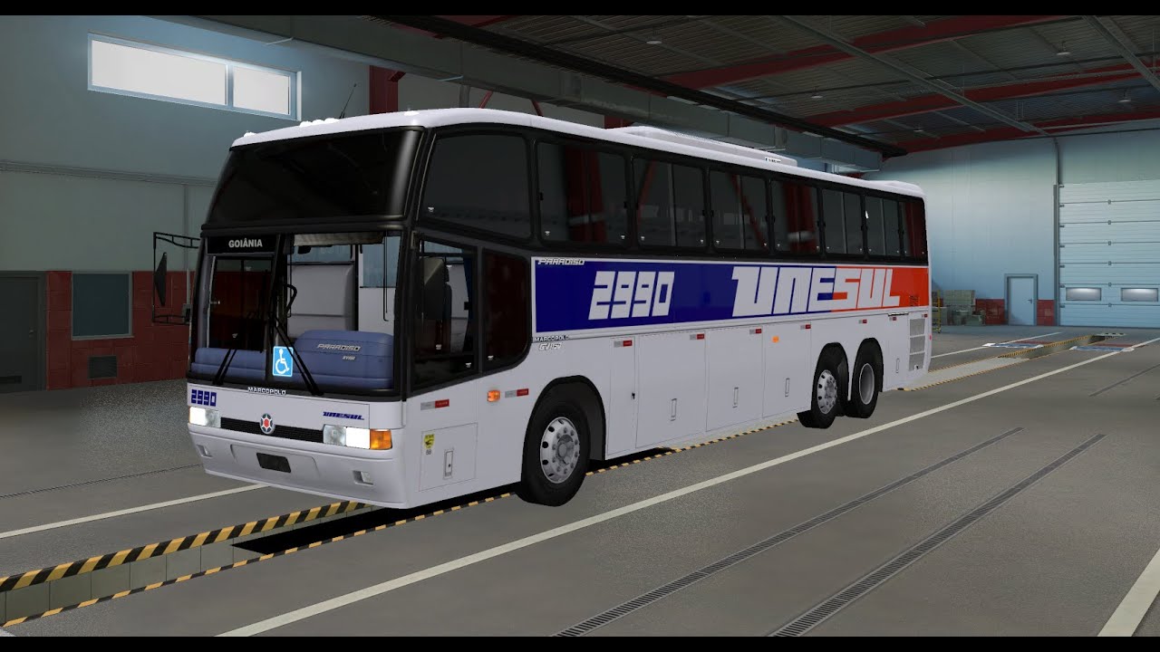 Euro Truck SImulator 2: Marcopolo Paradiso GV 1150 O400RSD 1.41.x