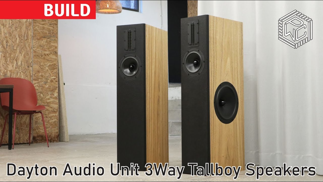 Dayton Audio Unit / 3way 톨보이 스피커 만들기 / 3way Tallboy Speaker Build