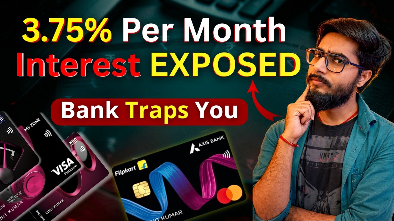 3.75% Monthly Interest Exposed | Flipkart Axis Bank Credit Card Charges