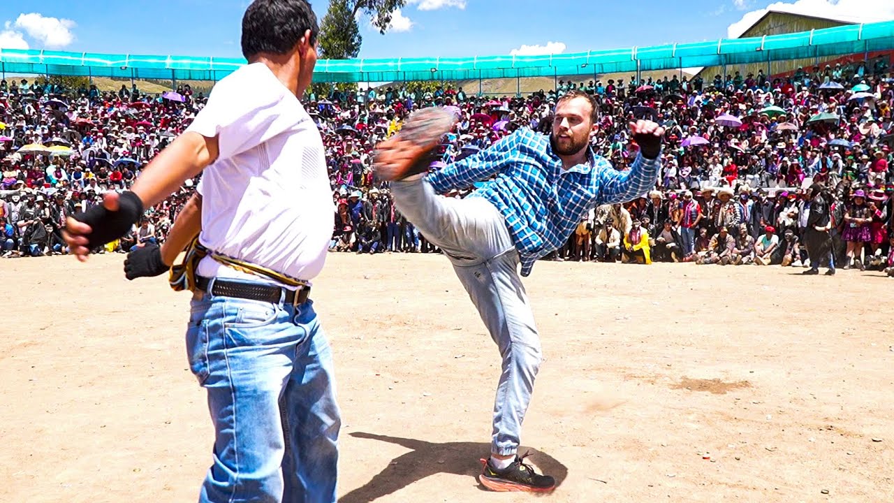 AUSTRALIA VS PERU Takanakuy Santo Tomas australiano reta a un Peruano  para un gran reto