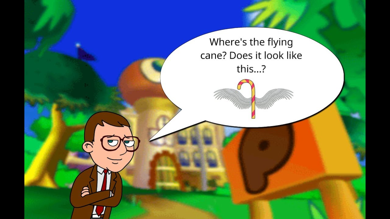Brian's quest for the flying cane?