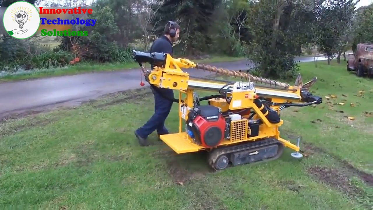 Awesome Modern Technology Machine Working    Heavy Equipment Road Construction, Excavator, wood chip
