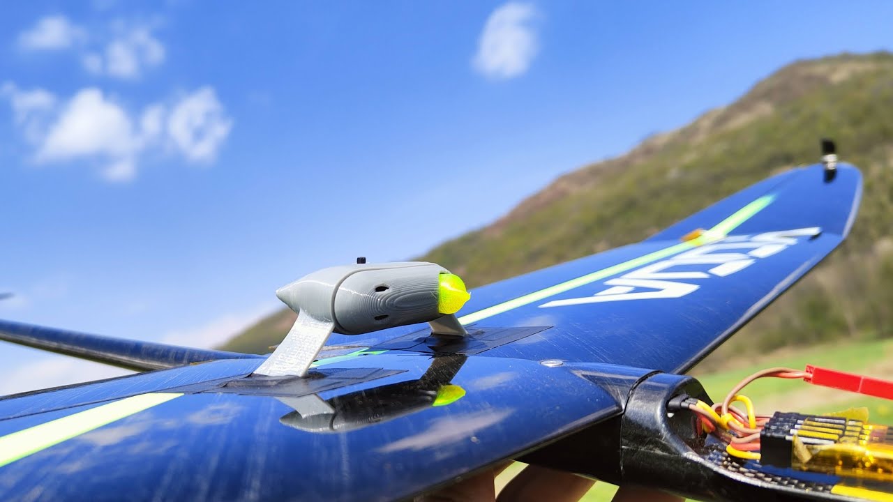 Runcam Thumb Aero mount - Yoda F3K thermalling with telemetry overlay