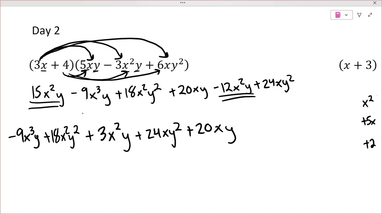 8-3 & 8-4 Multiplying Polynomials